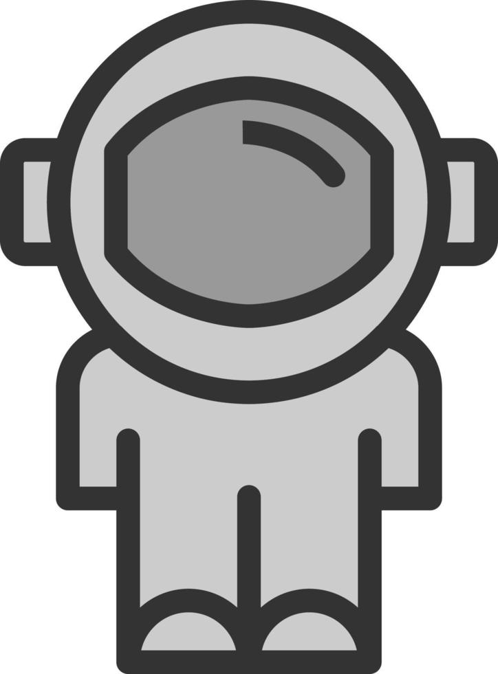 diseño de icono de vector de astronauta