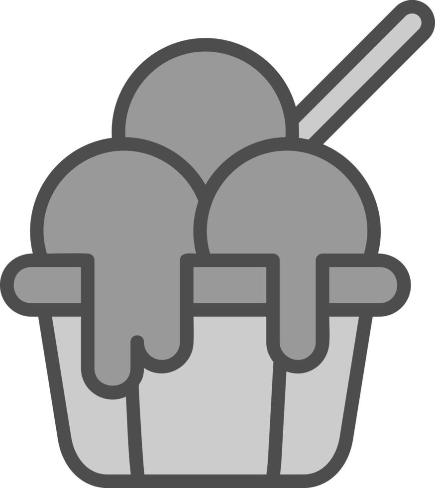 diseño de icono de vector de helado