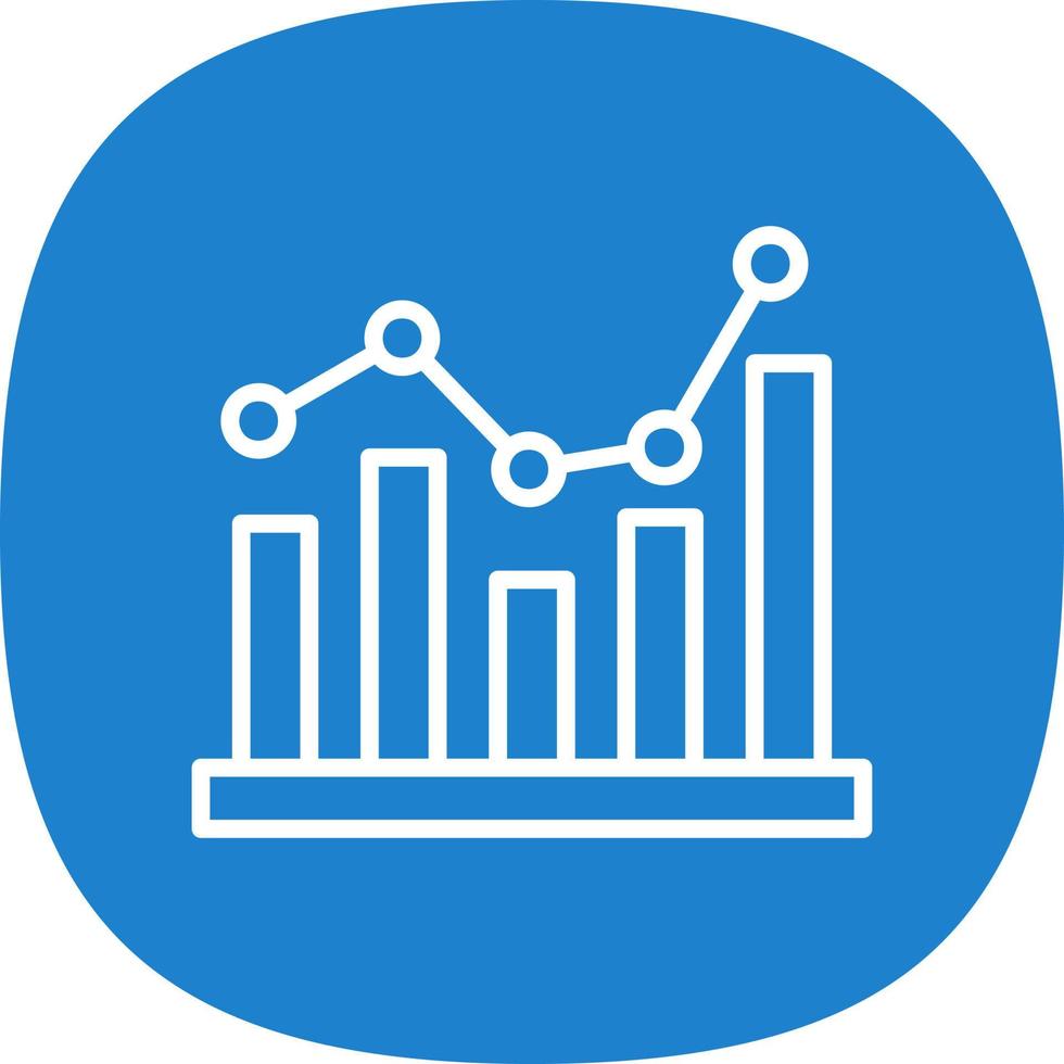 Bar Chart Vector Icon Design