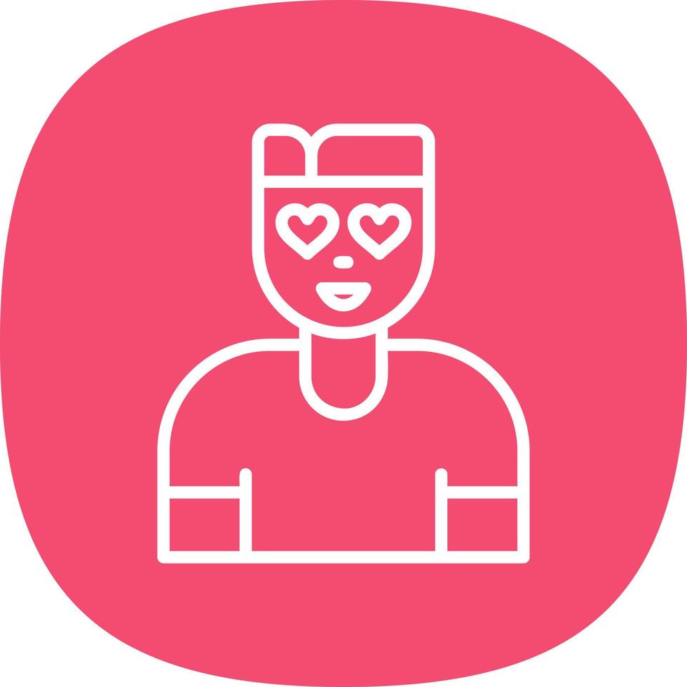 Fall In Love Vector Icon Design
