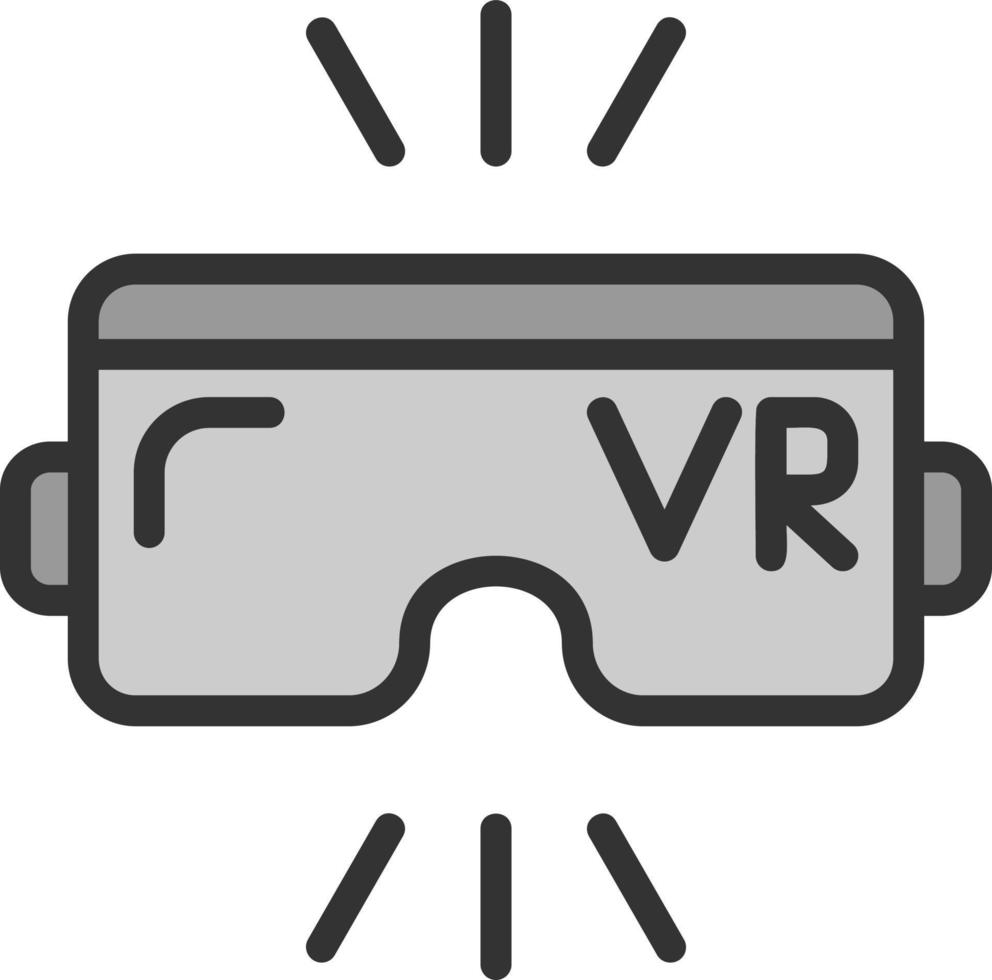 diseño de icono de vector de realidad virtual