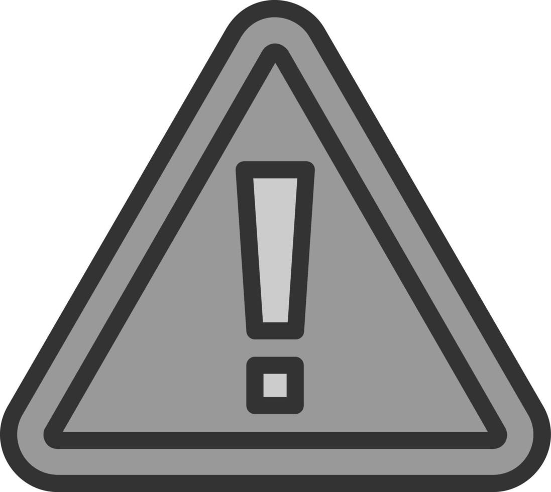 diseño de icono de vector de precaución