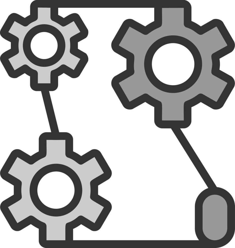 Cogwheels Vector Icon Design