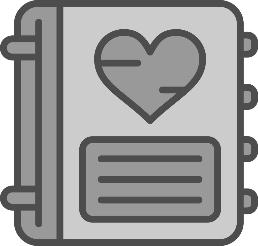 Diary Vector Icon Design