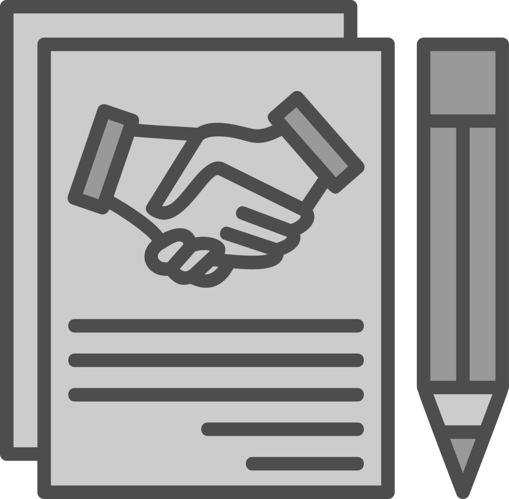 Agreement Vector Icon Design