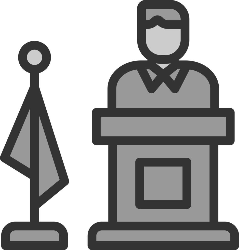 Mayor Vector Icon Design