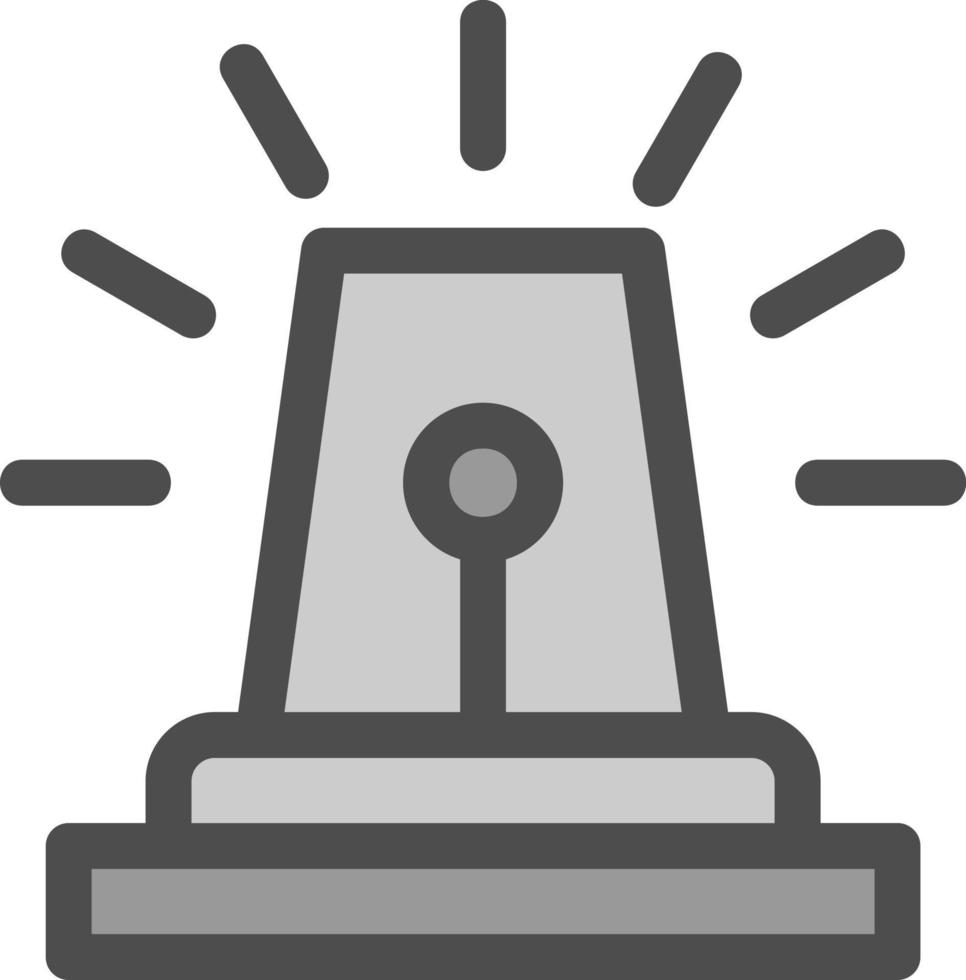Security Alarm Vector Icon Design