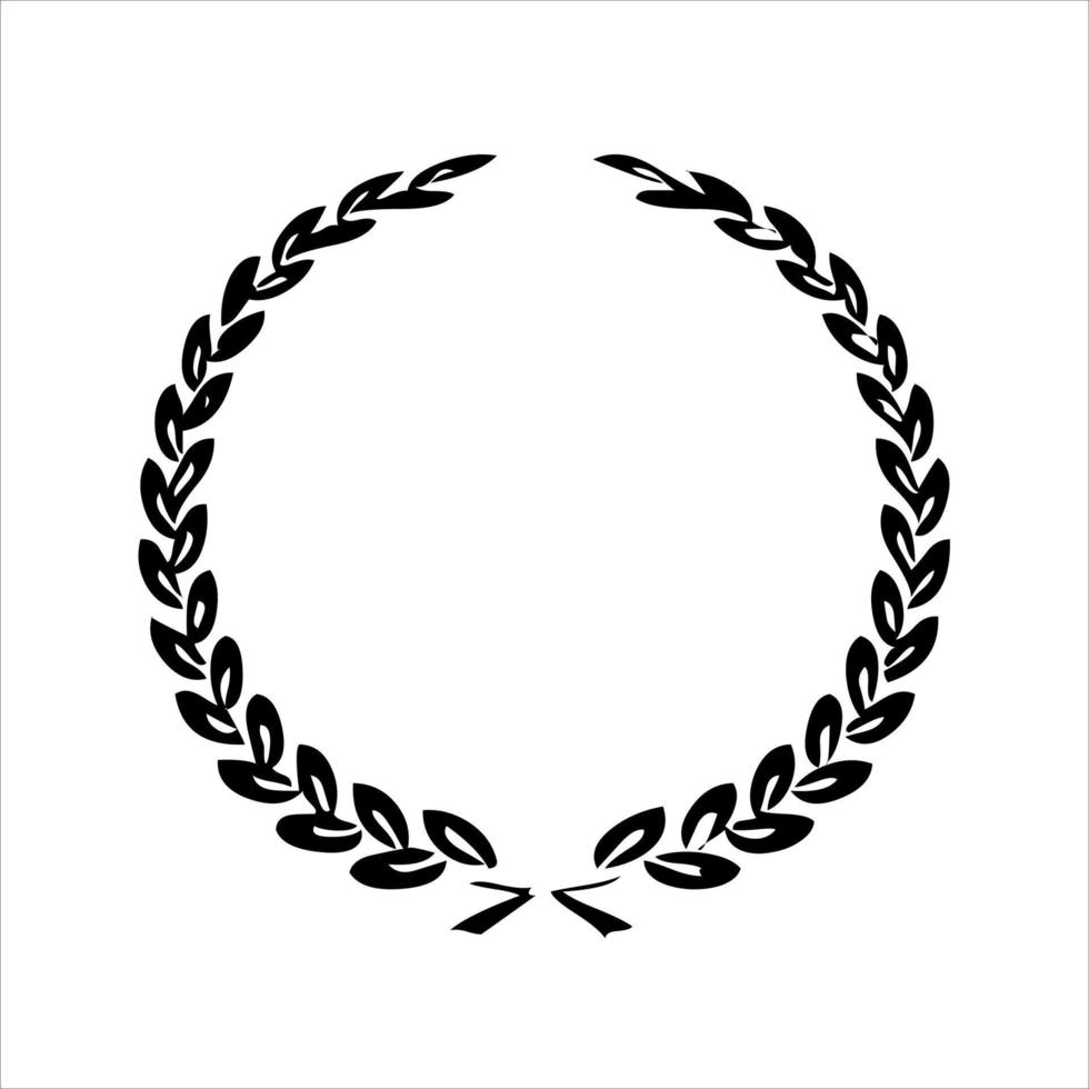 circular rice logo isolated on white background. rice company logos and symbols with unique and various shapes. circular rice logo shapes vector