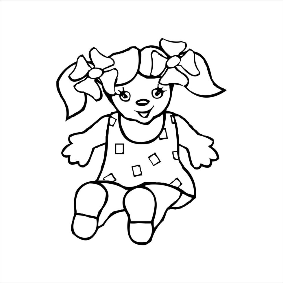 sketch drawing. sketch drawings for children to learn coloring. detailed line art shapes make it easy for children to learn to draw and color blank fields. vector