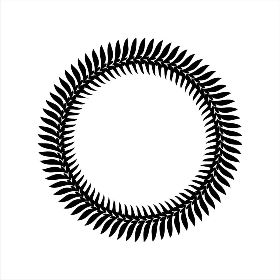 circular rice logo isolated on white background. rice company logos and symbols with unique and various shapes. circular rice logo shapes vector