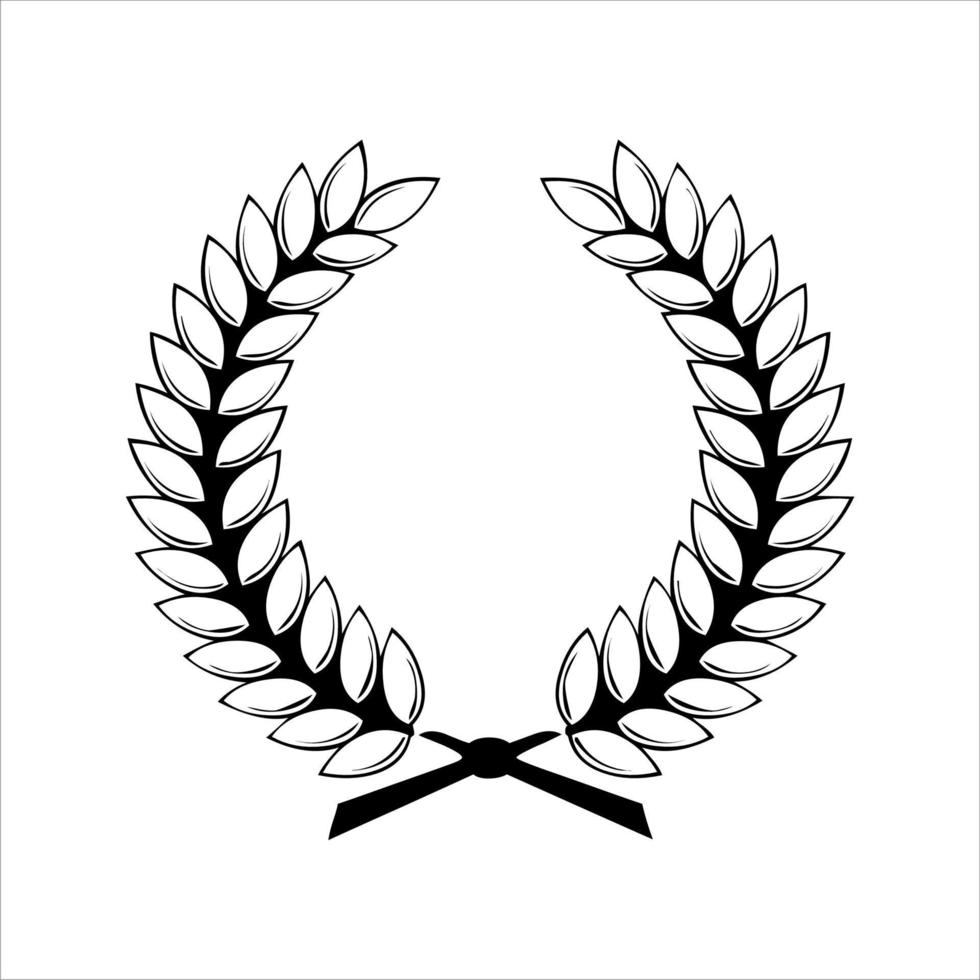 circular rice logo isolated on white background. rice company logos and symbols with unique and