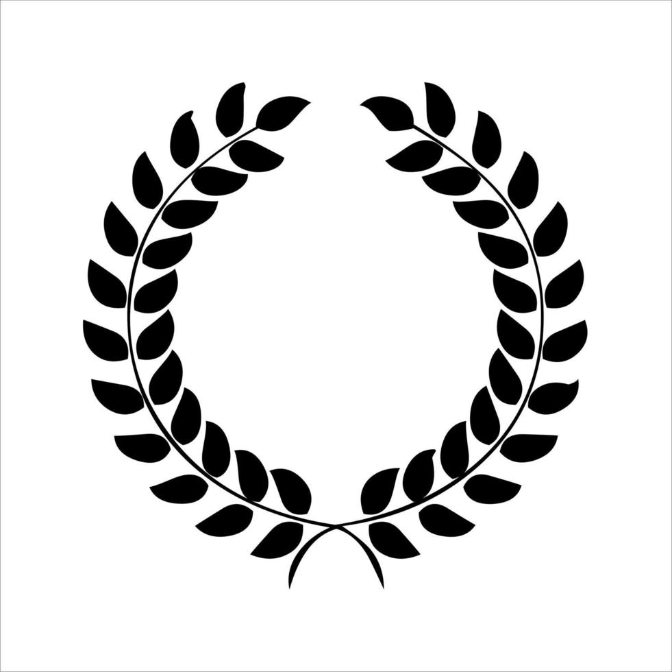 circular rice logo isolated on white background. rice company logos and symbols with unique and various shapes. circular rice logo shapes vector