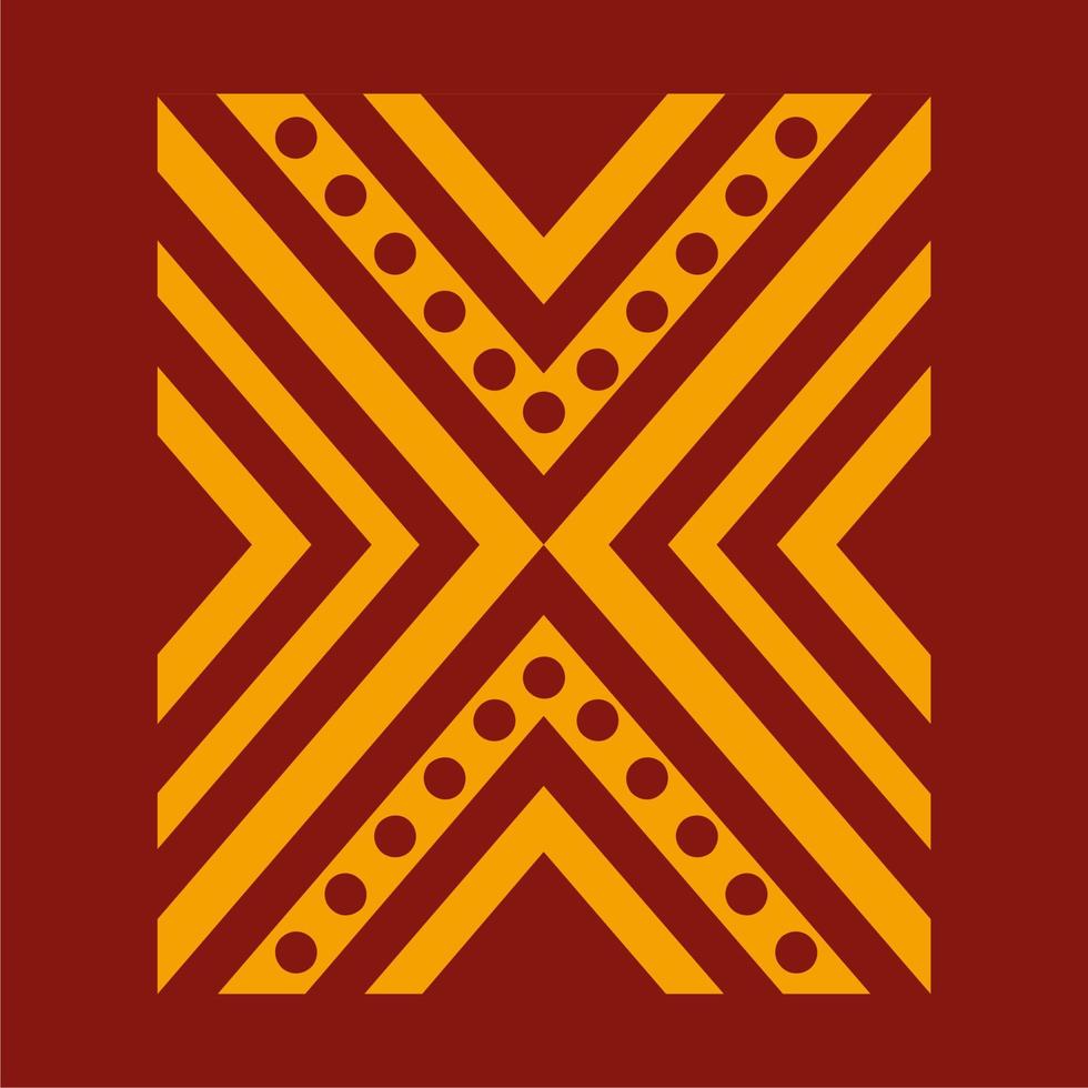 patrón de forma de patrón tribal. diseño de motivos tribales de la cultura mundial. diseño abstracto con un patrón de forma único. motivo batik elegante y futurista. vector