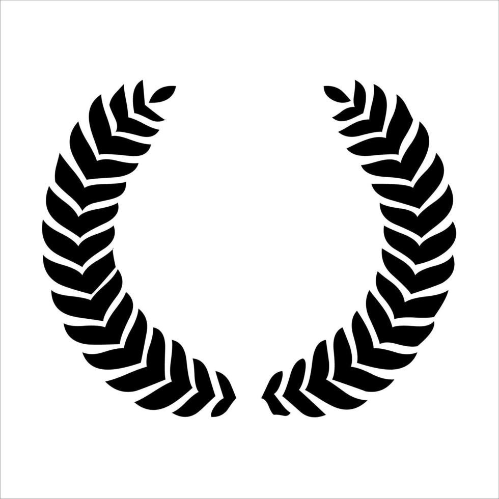 circular rice logo isolated on white background. rice company logos and symbols with unique and various shapes. circular rice logo shapes vector