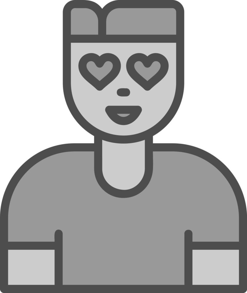 Fall In Love Vector Icon Design