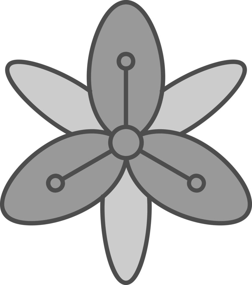 Tiger Lily Vector Icon Design