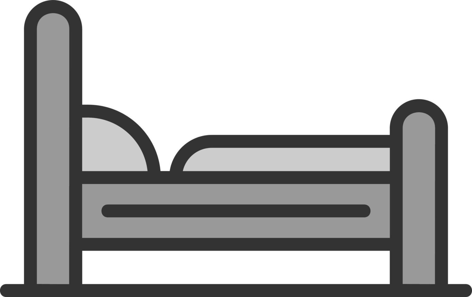 Bed Vector Icon Design