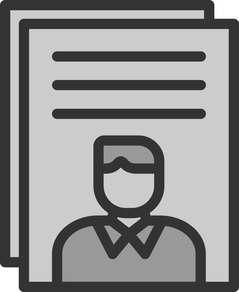 Professional Profile Vector Icon Design