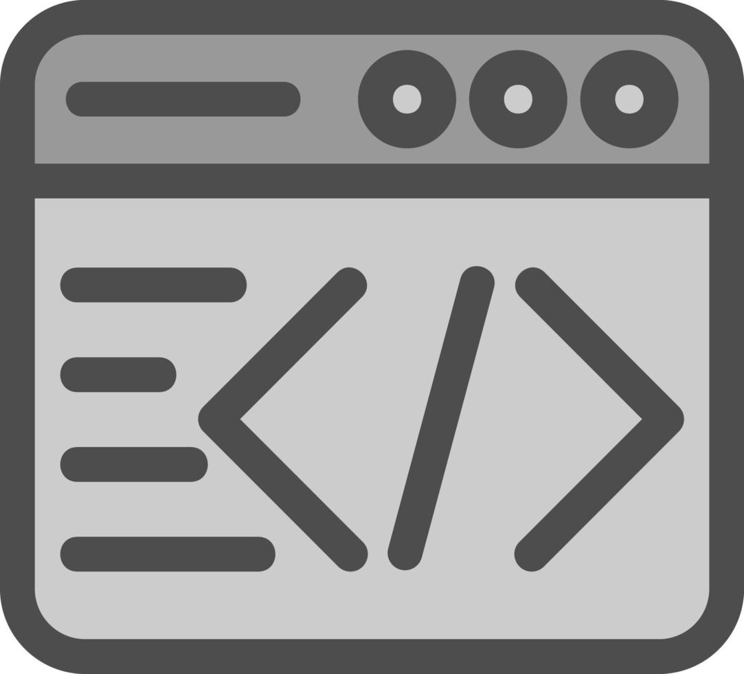 Code Vector Icon Design