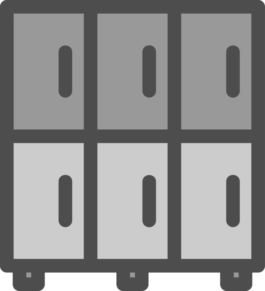 Locker Vector Icon Design