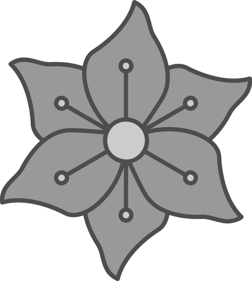 Gladiolus Vector Icon Design