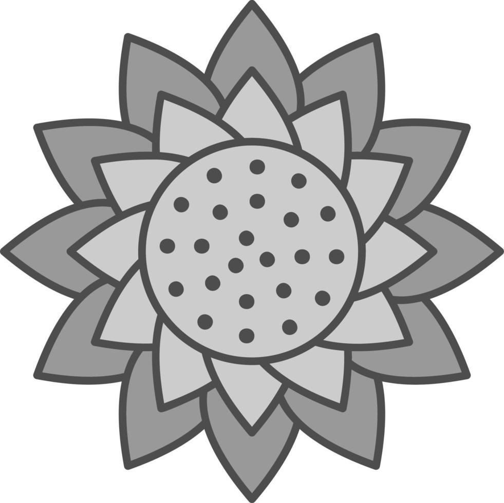 diseño de icono de vector de girasol