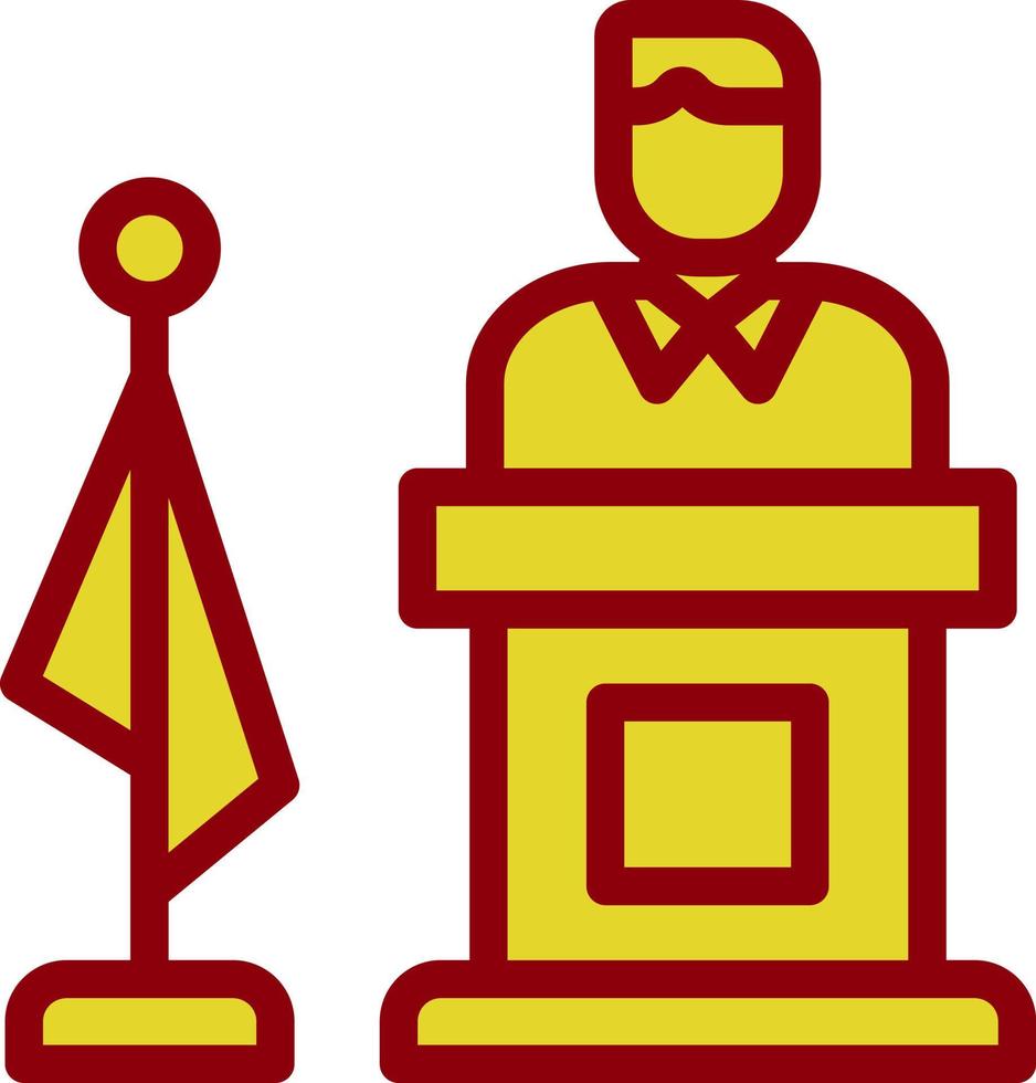 Mayor Vector Icon Design