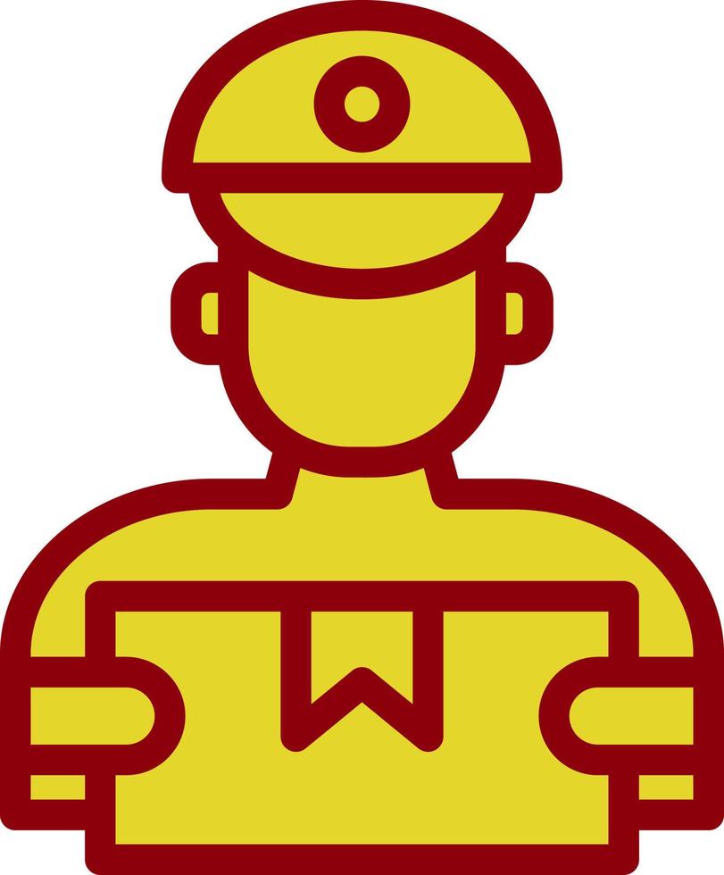 Delivery Man Vector Icon Design