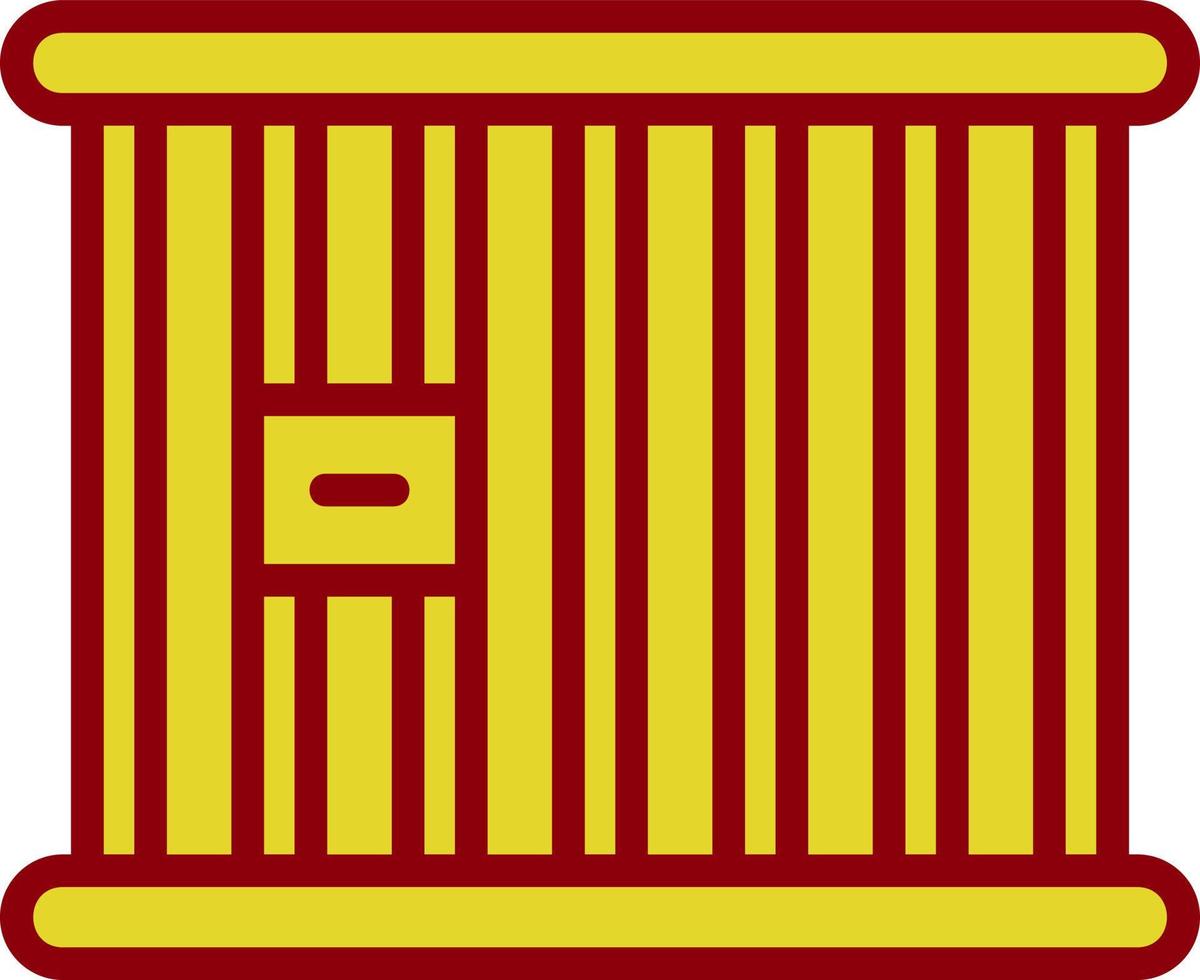 Prison Cell Vector Icon Design