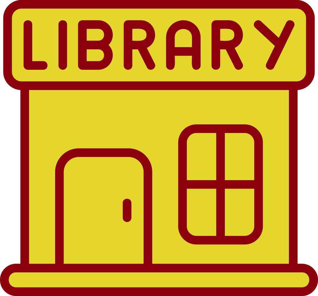 Library Vector Icon Design