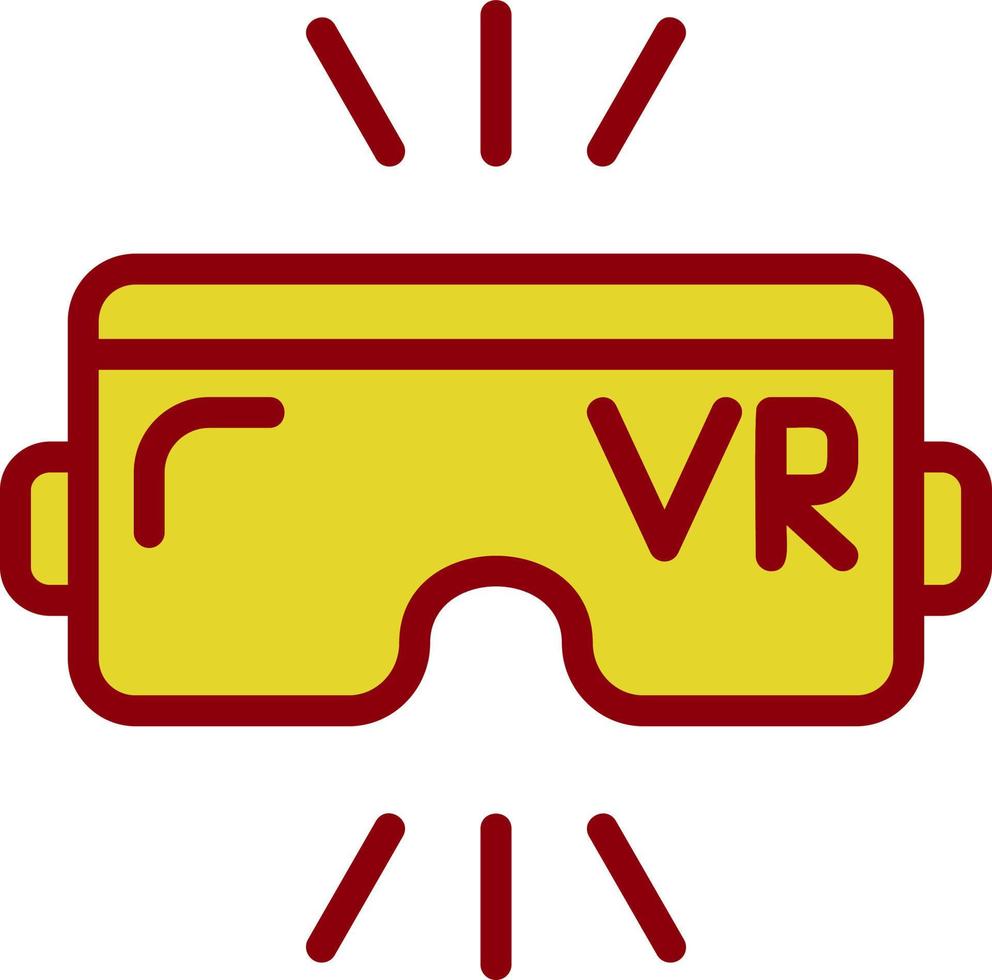 Virtual Reality Vector Icon Design