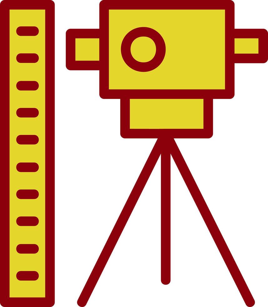 Theodolite Vector Icon Design