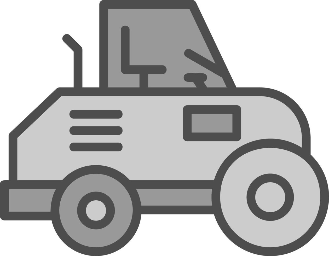 Road Roller Vector Icon Design