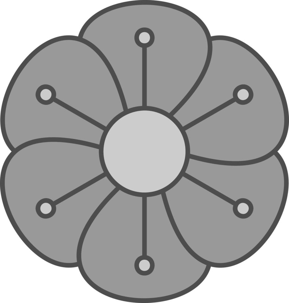 diseño de icono de vector de clavel