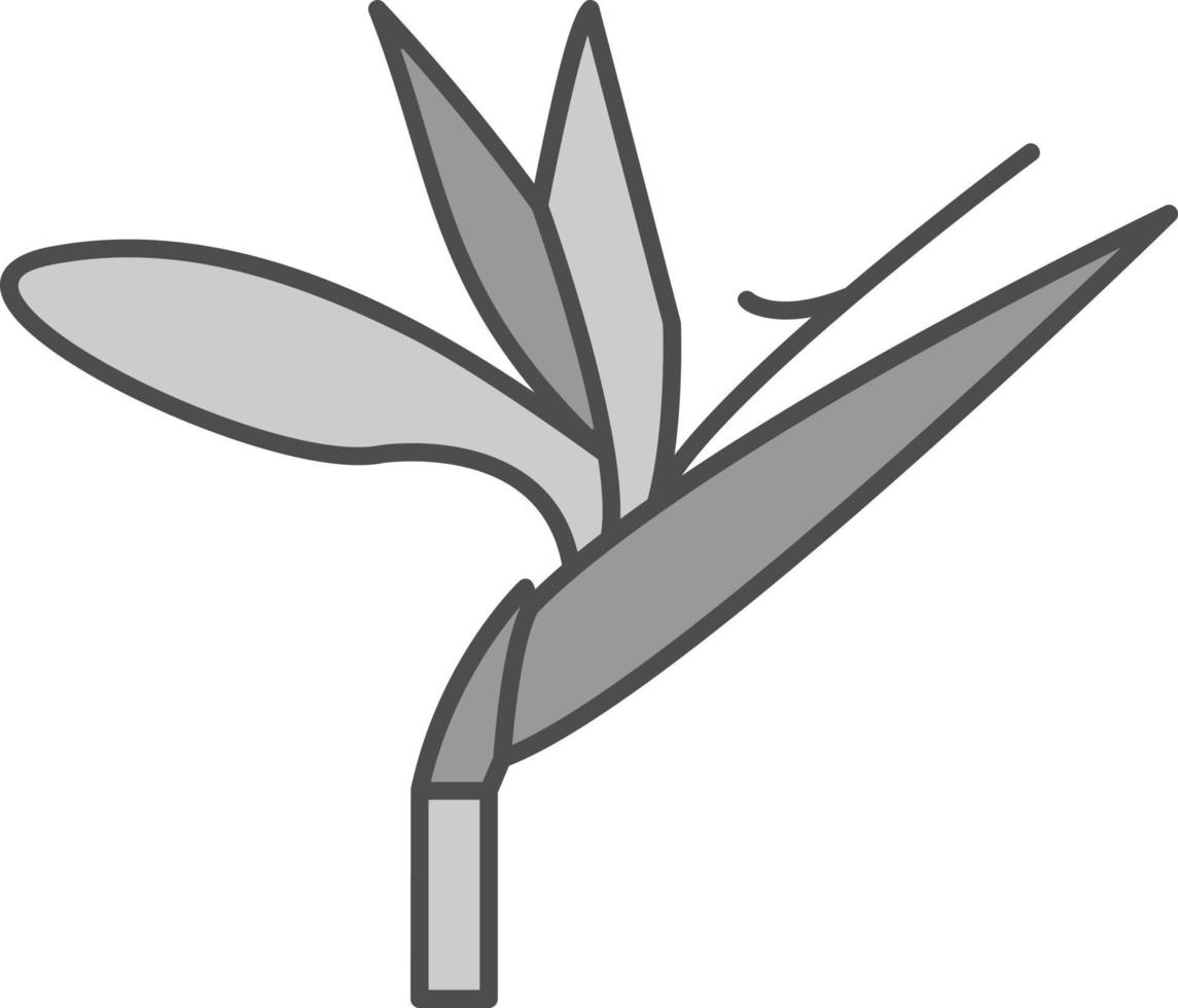 Bird Of Paradise Vector Icon Design
