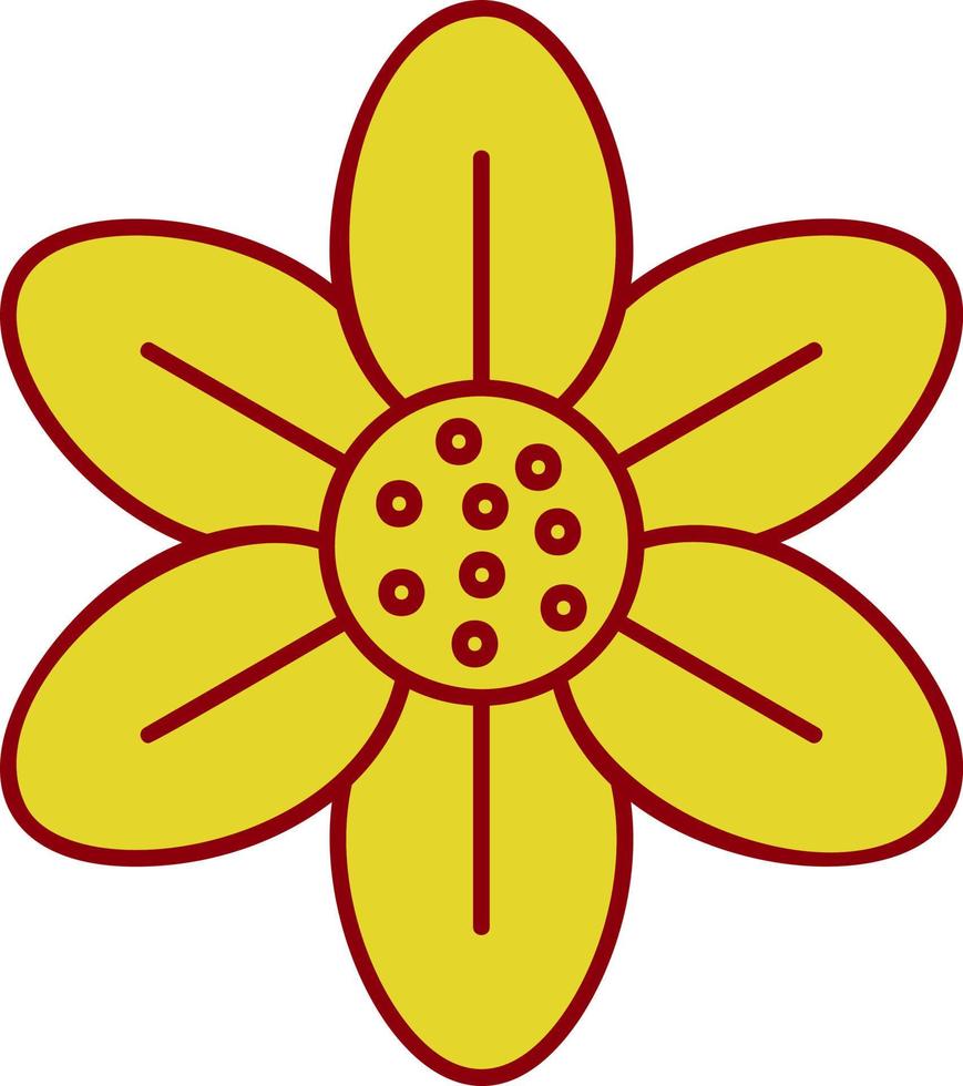 Cherry Blossom Vector Icon Design