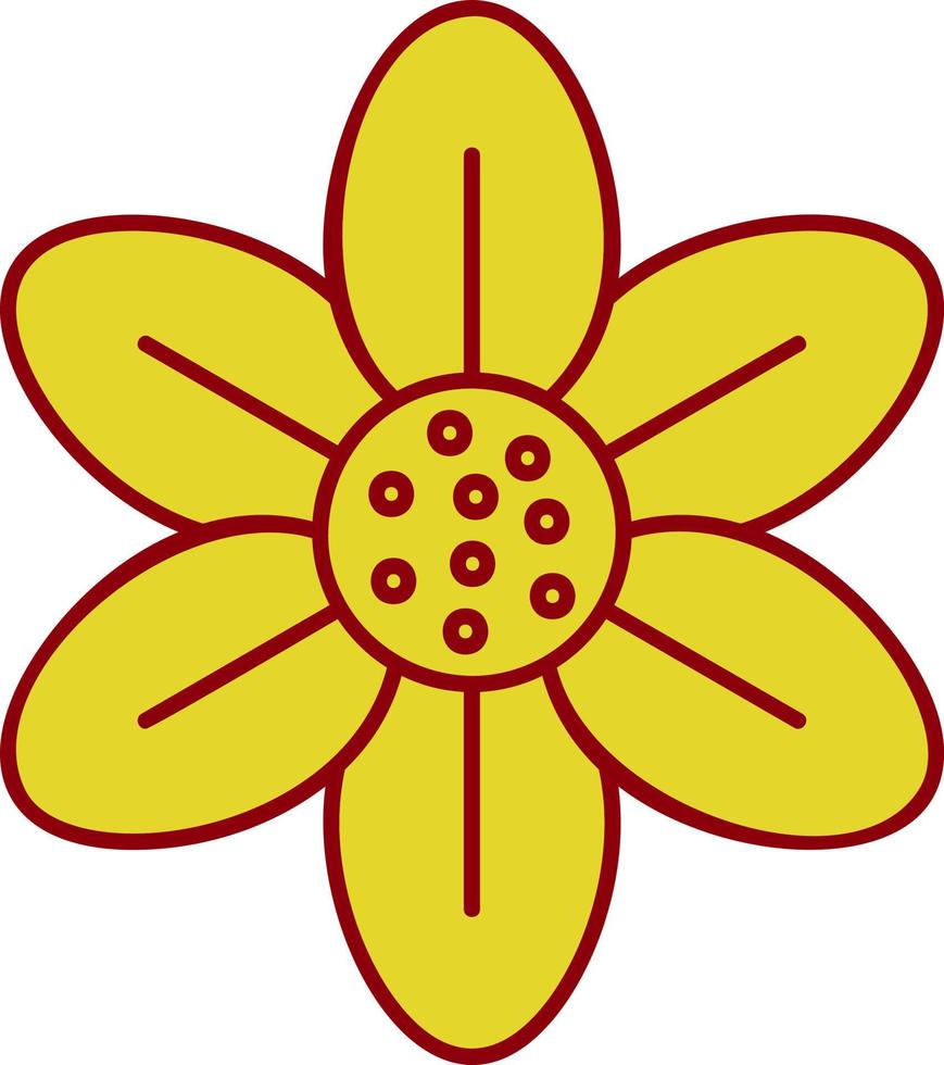 diseño de icono de vector de flor de cerezo