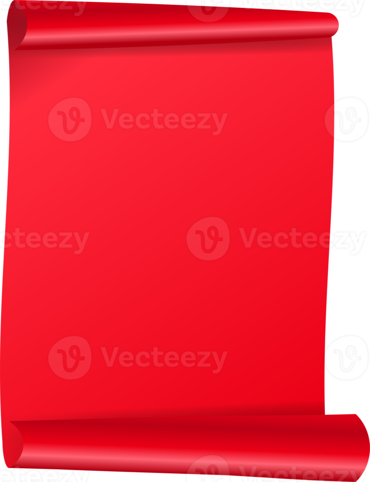 Red paper tag label isolated background png