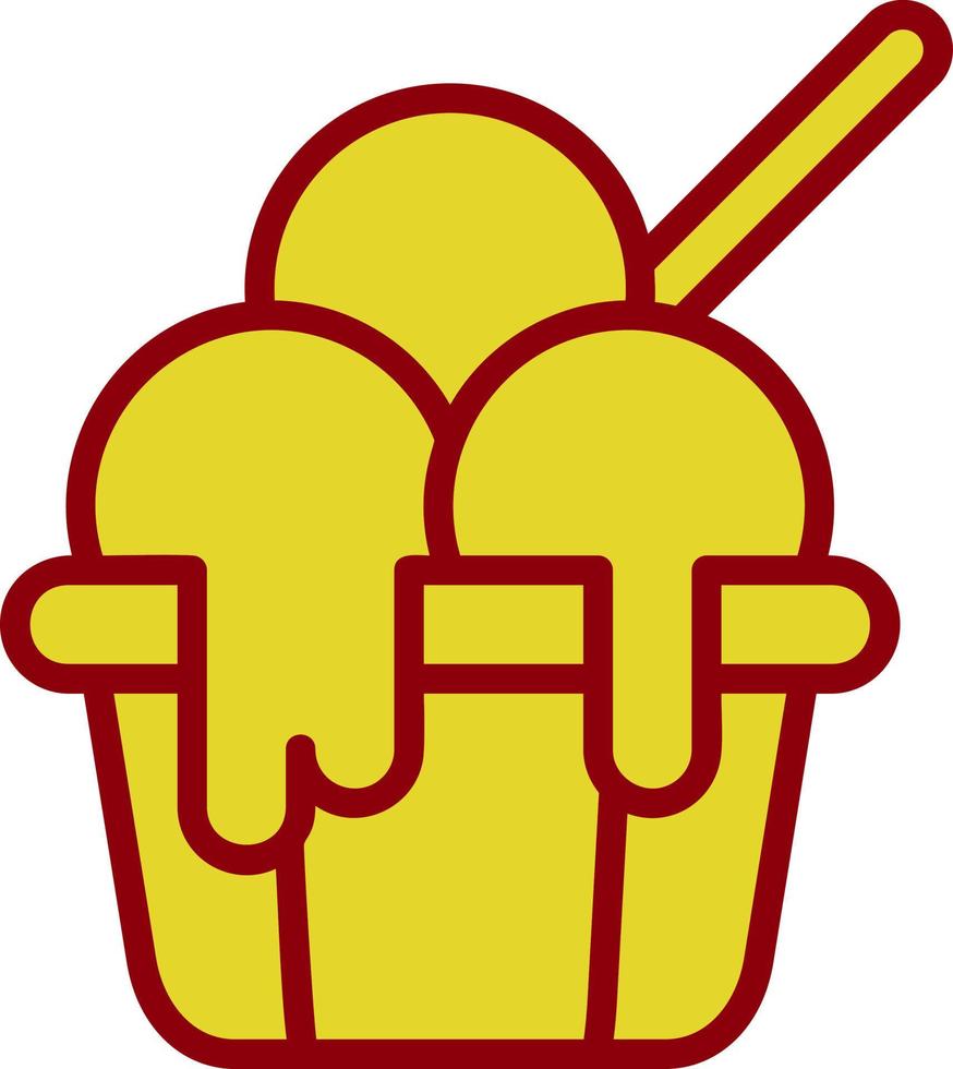 Ice Cream Vector Icon Design