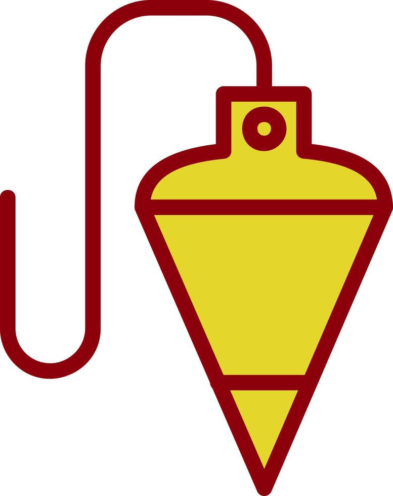 Plumb Bob Vector Icon Design