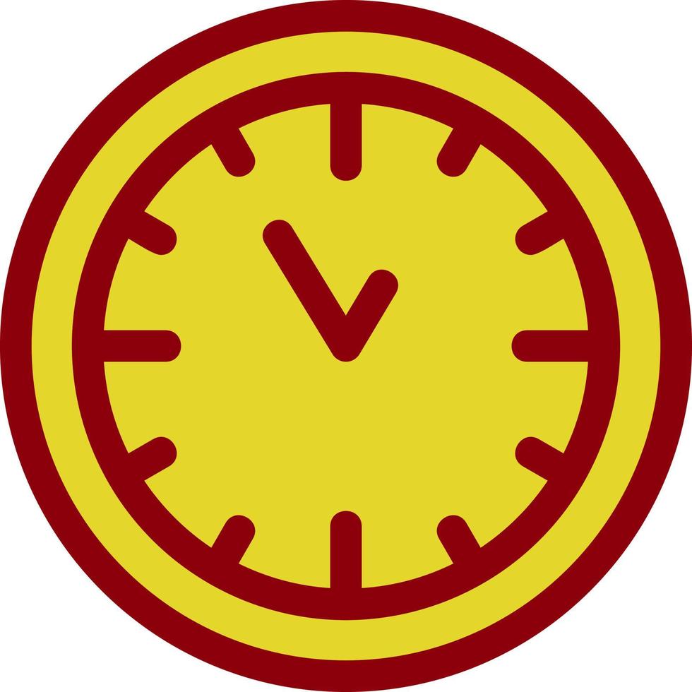 diseño de icono de vector de reloj de pared