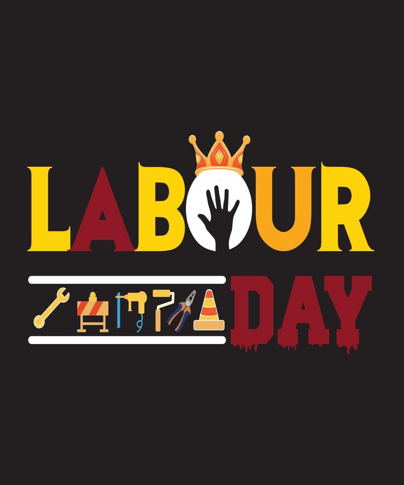 labour day t-shirt design.eps vector