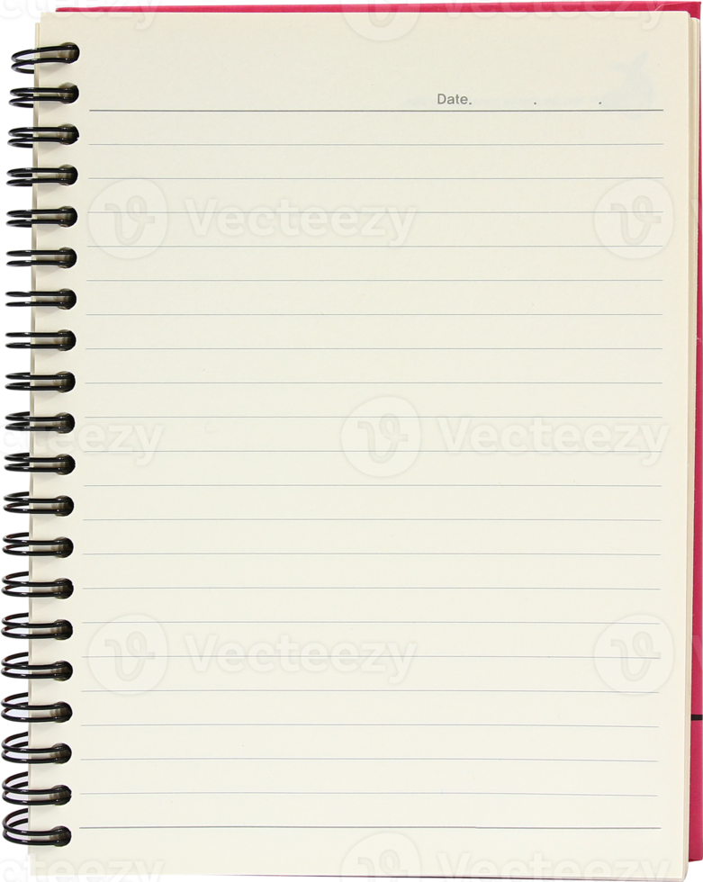 blank Notebook mockup png