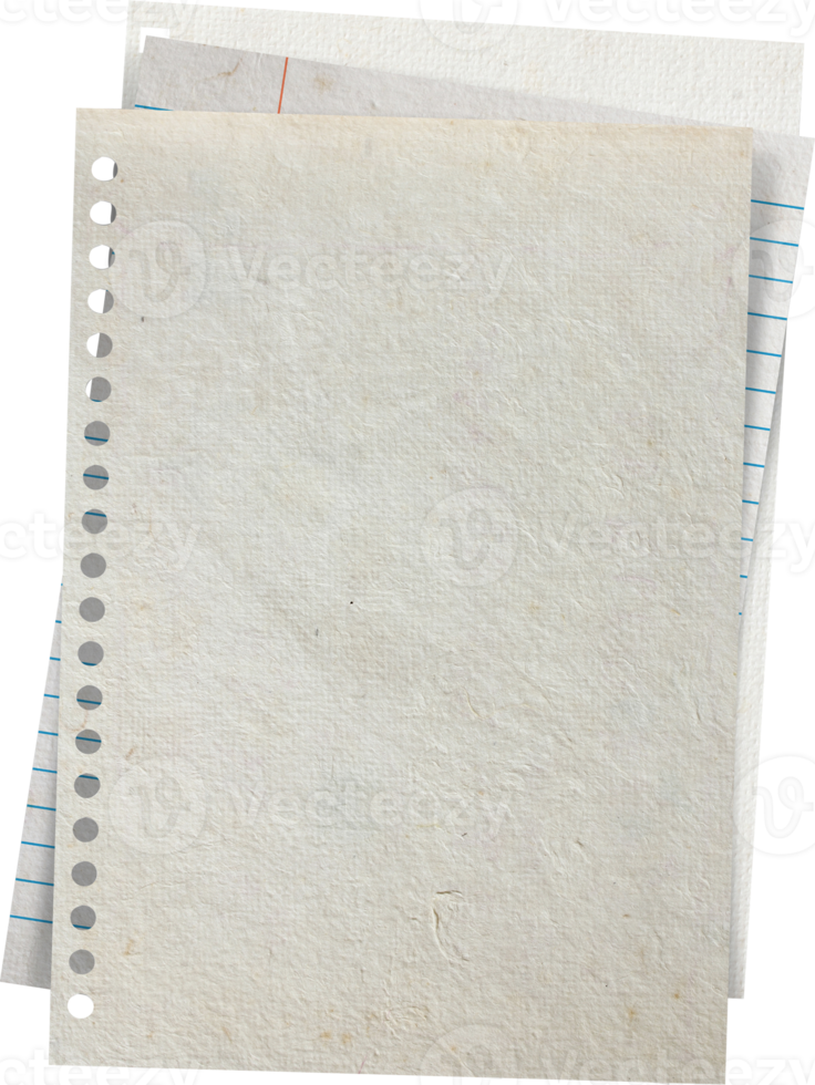 vieille pile de papier png