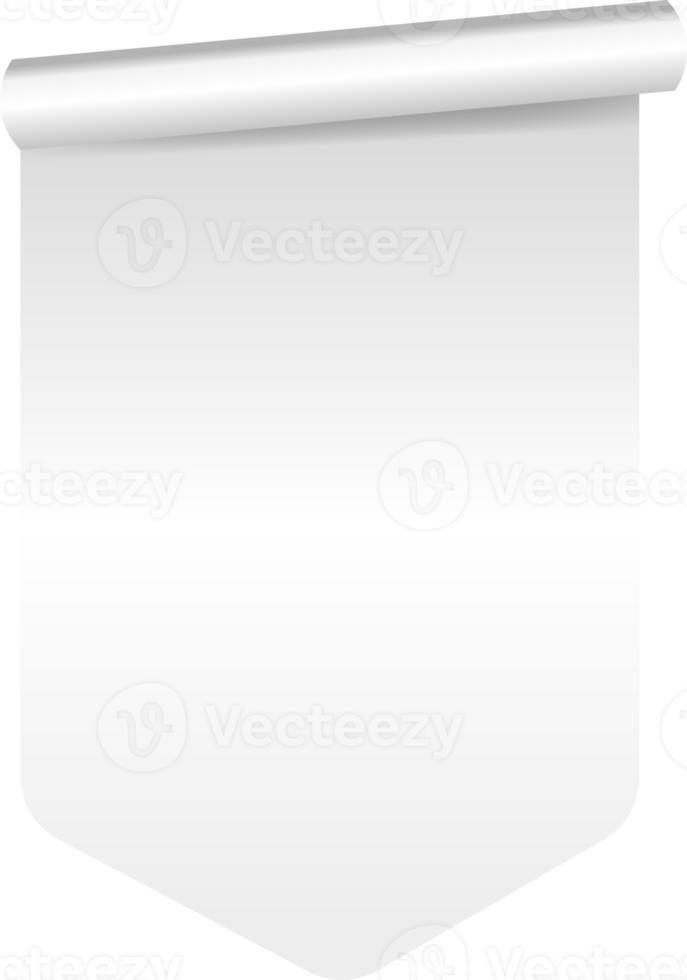 White paper tag label isolated background png