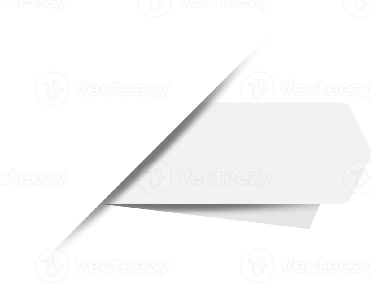 Weißbuch-Tag-Etikett zerrissene zerrissene Schnittkanten isolierter Hintergrund png