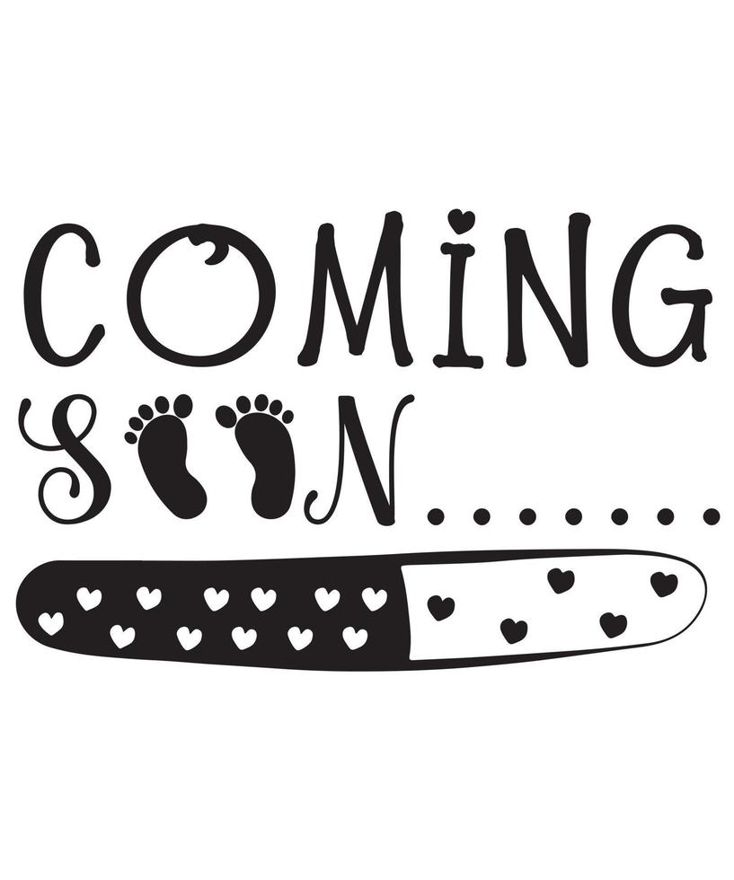 coming soon baby t-shirt design.eps vector