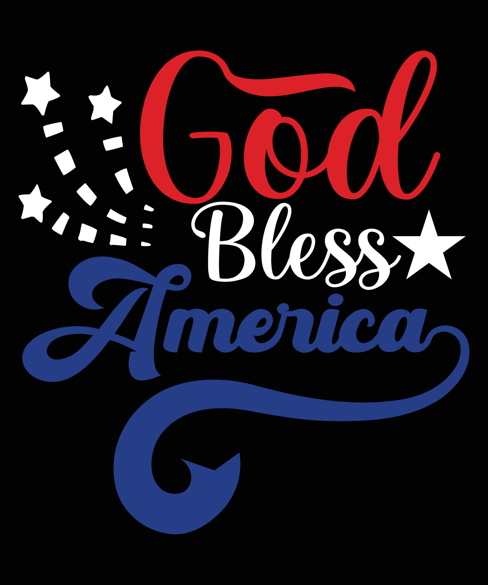 GOD BLESS AMERICA TSHIRT DESIGN 16622924 Vector Art at Vecteezy