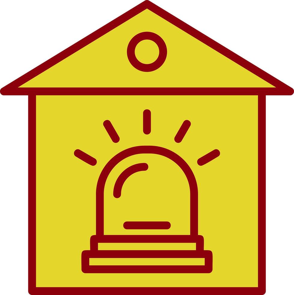 diseño de icono de vector de alarma de seguridad