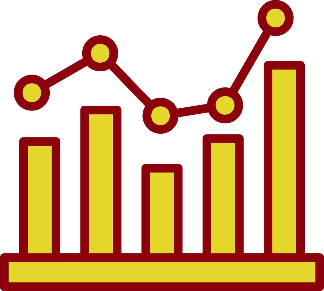 Bar Chart Vector Icon Design